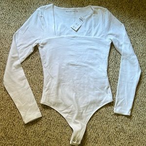 Abercrombie long sleeve bodysuit